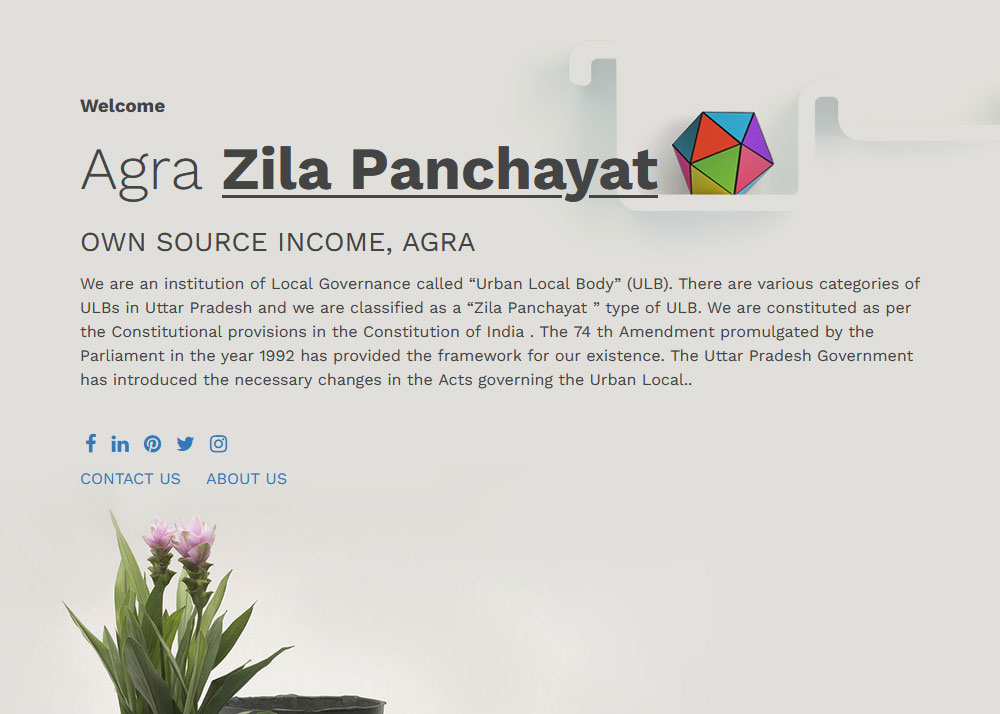 Own Source Income Zila Panchayat Agra